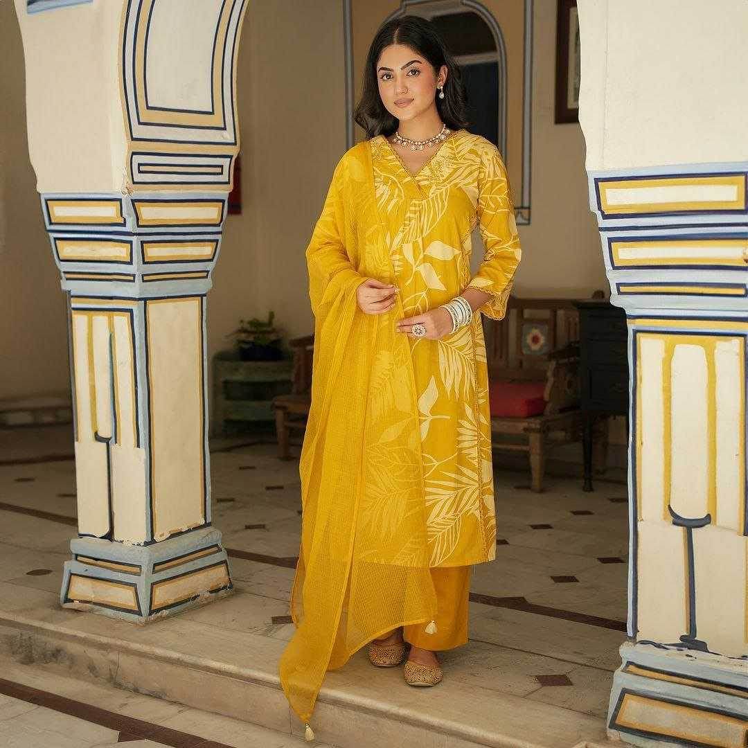 Pure Cotton Embroidery Handwork Suit - MYLUXURY LANE ENTERPRISE
